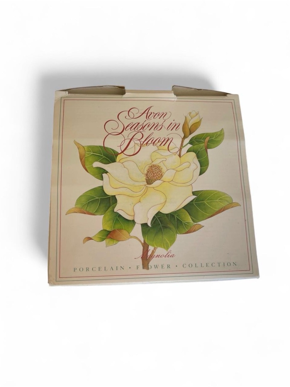 Avon Seasons in Bloom Magnolia Wall Porcelain - Cream and Green
